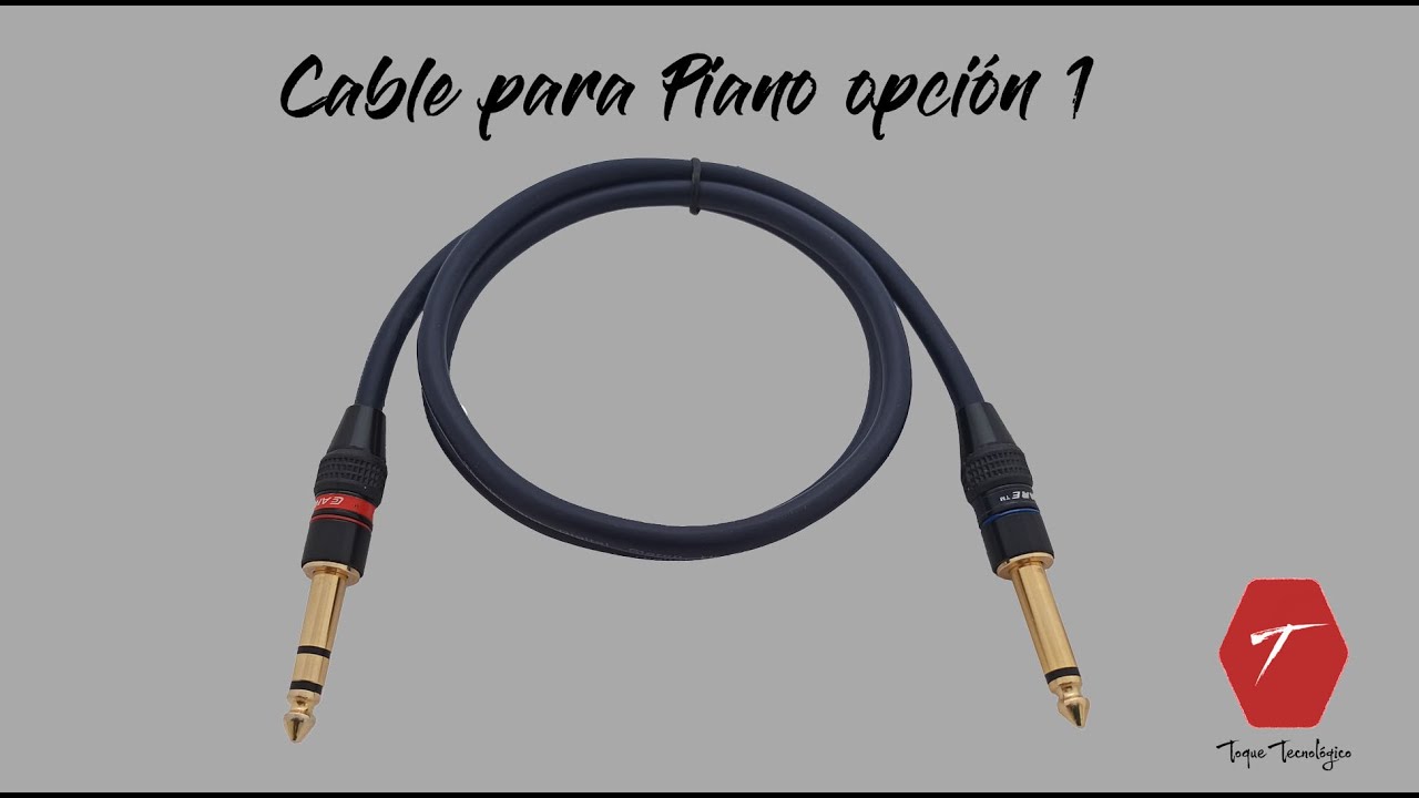 Cómo ensamblar / hacer / reparar  / DIY / Cable para conectar el piano a la consola Opción 1