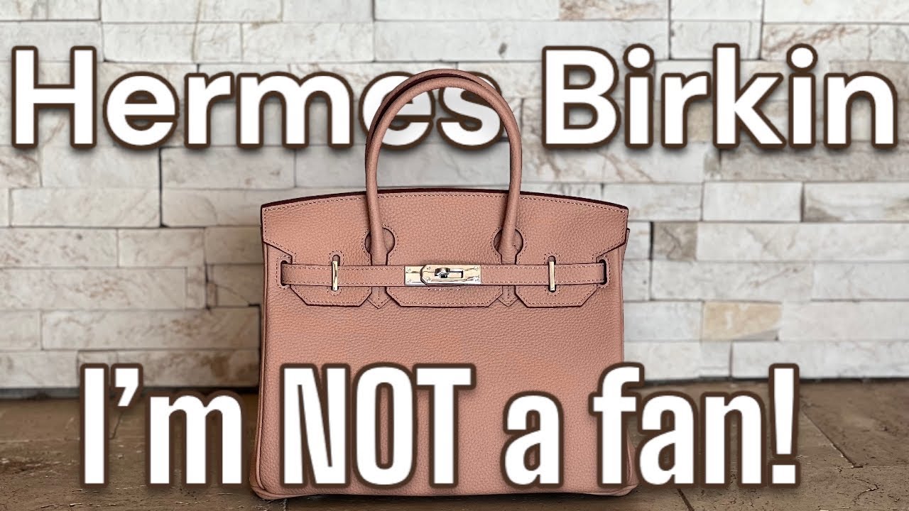 HERMES BIRKIN DUPE | I’M NOT A FAN OF THE BIRKIN 😖
