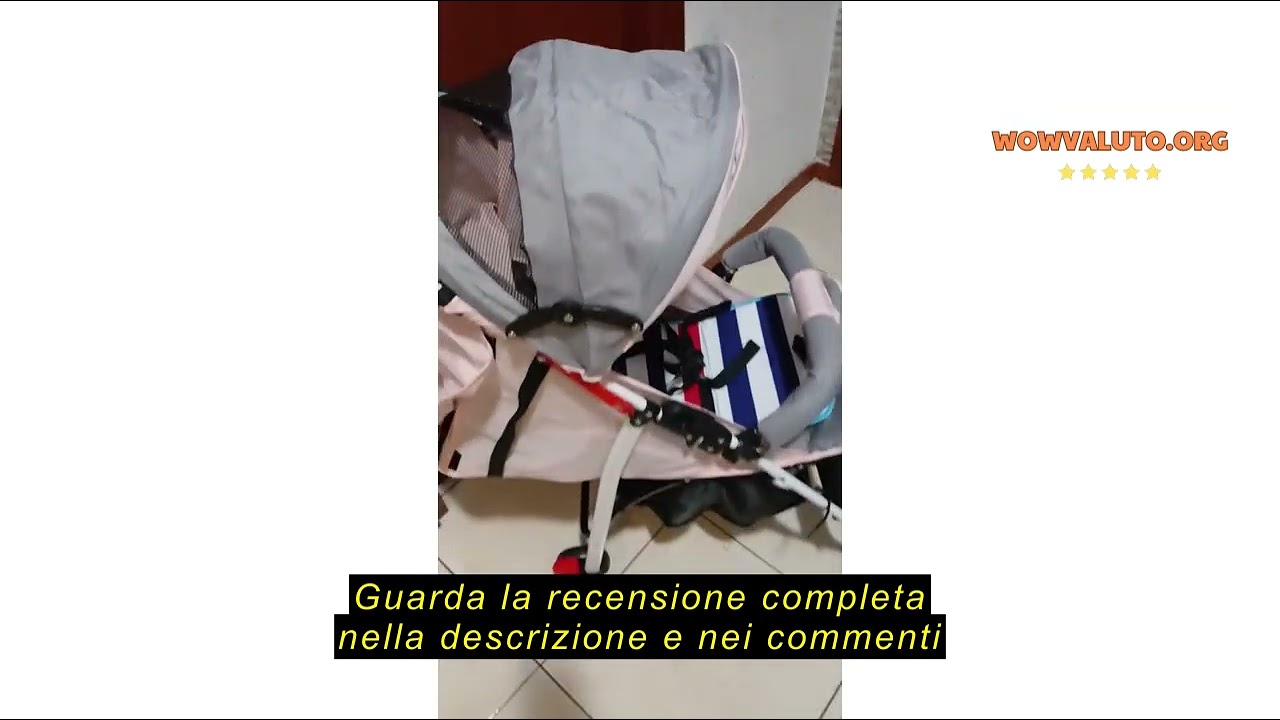 Recensione del MLYIQI Passeggino compatto 0-4 anni, leggero e maneggevole, pieghevole con una mano,