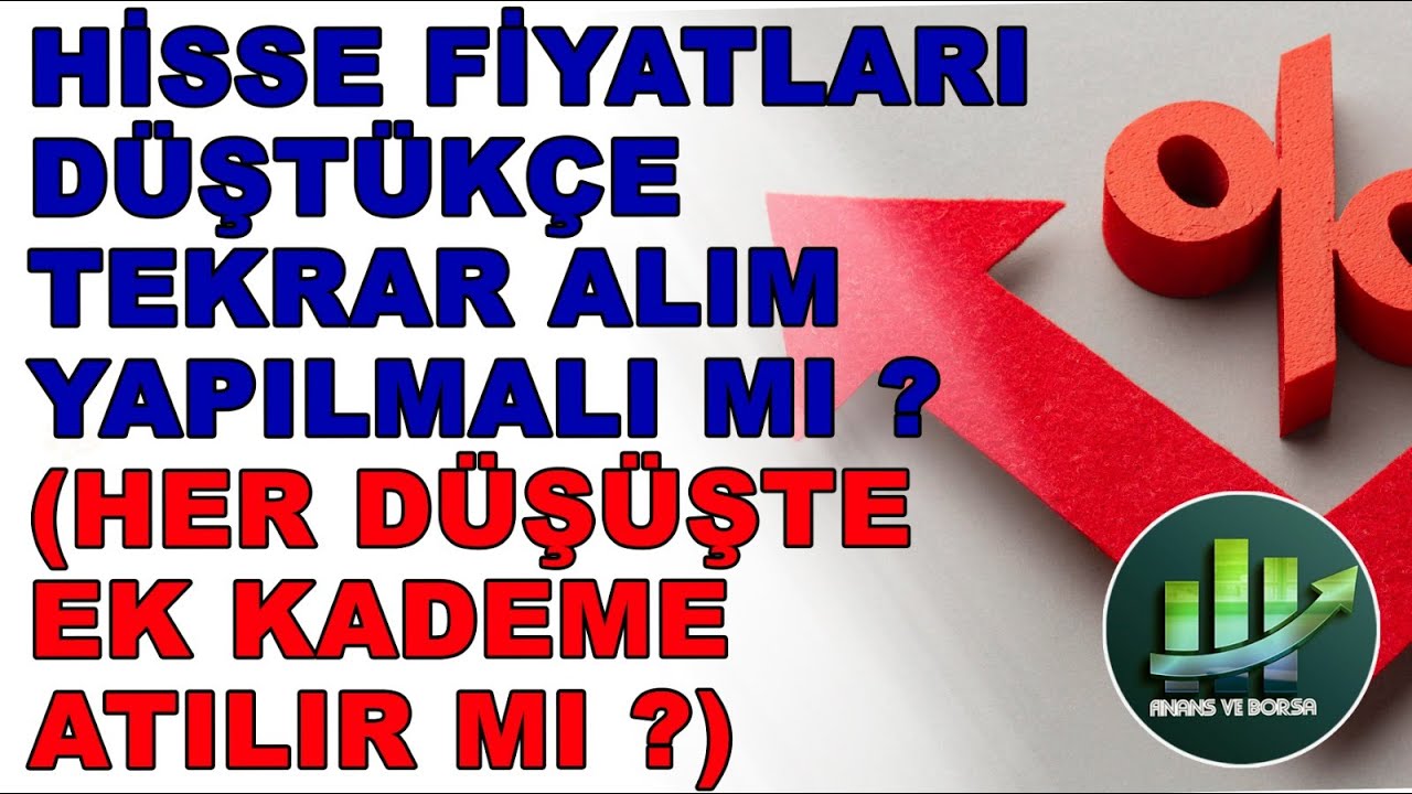 BORSADA DOĞRU ALIM STRATEJİSİ VE DOĞRU KADEMELENME YÖNTEMİ NEDİR | UCUZ ŞİRKET HER DÜŞÜŞTE ALINIR MI