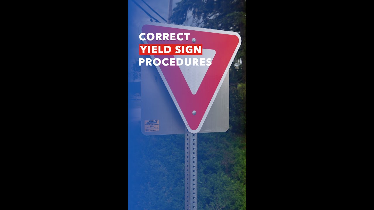 Do I Stop at a YIELD Sign On Driver's Test?