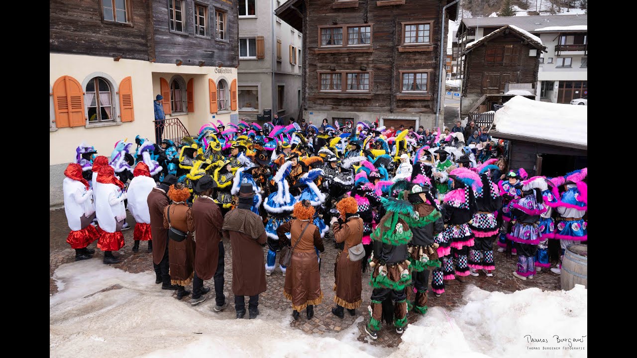 Fasnacht Saas-Grund, Samstag 22.02.2025
