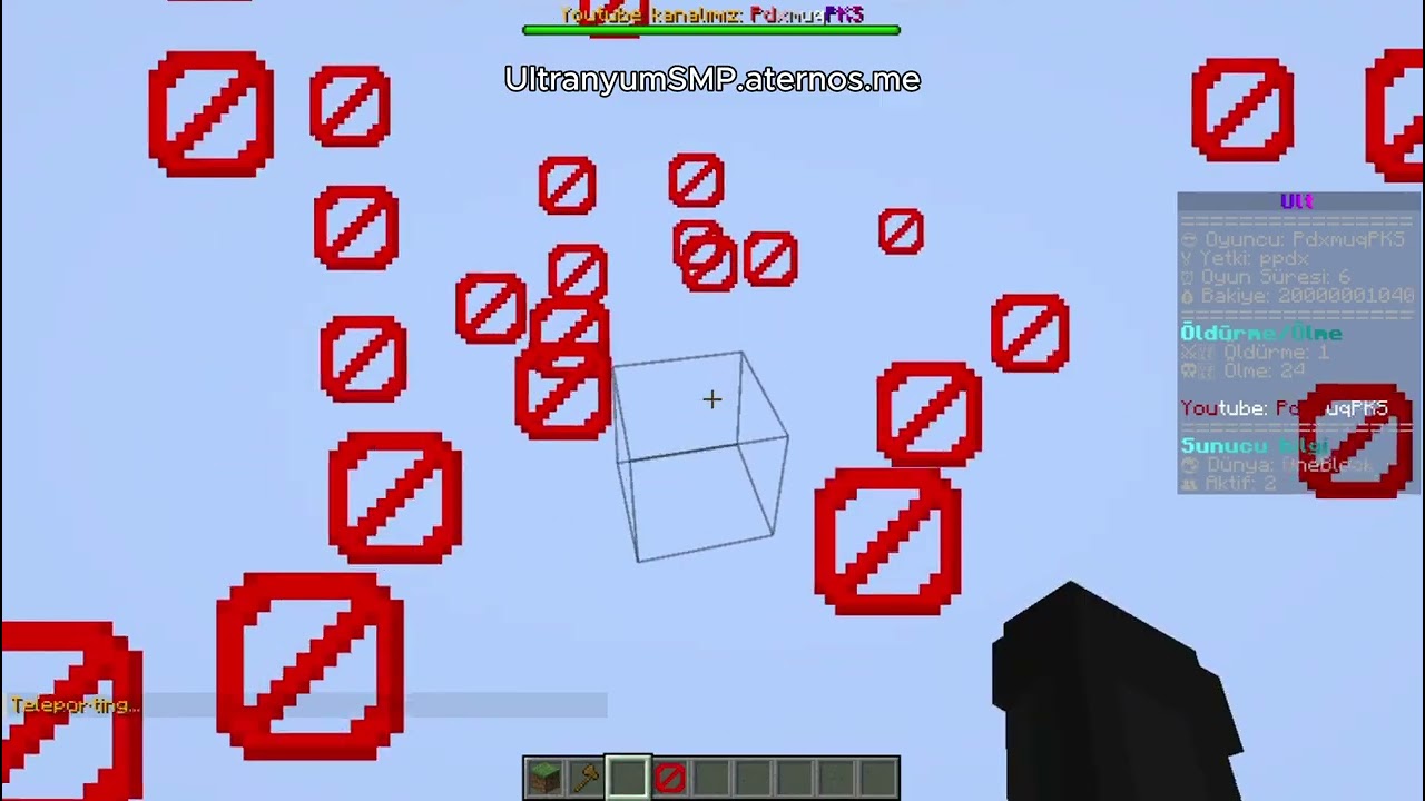 Kanalımda Sunucumu Tanıtıyorum | Minecraft
