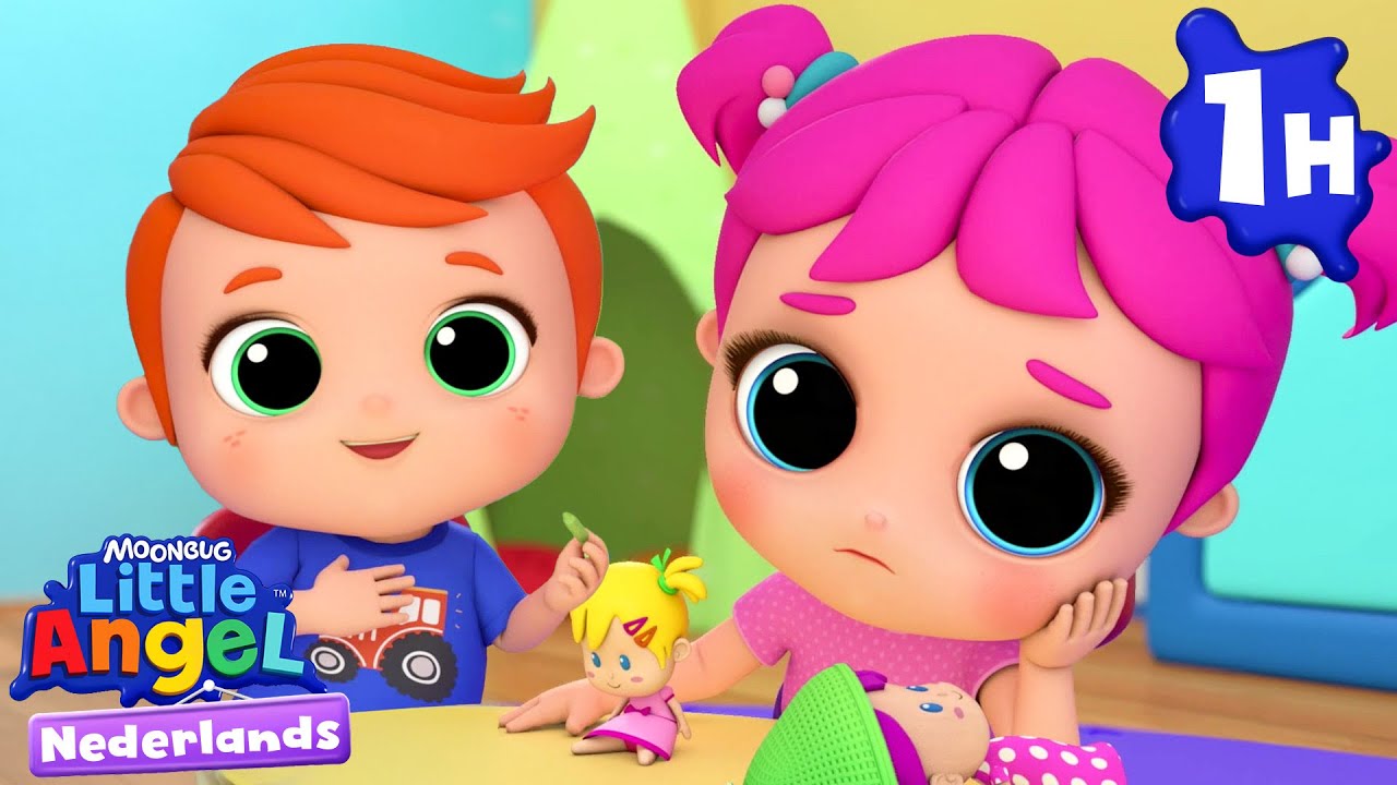 Netjes leren doen | Little Angel | Moonbug Kids Nederlands - Kindertekenfilms