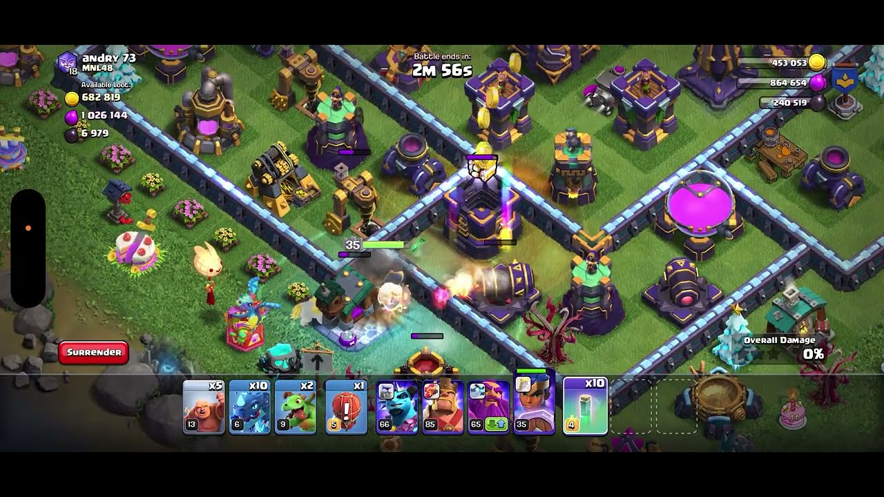 Clash Of Clans: Electro Dragon And The Invisible Royal Champion 