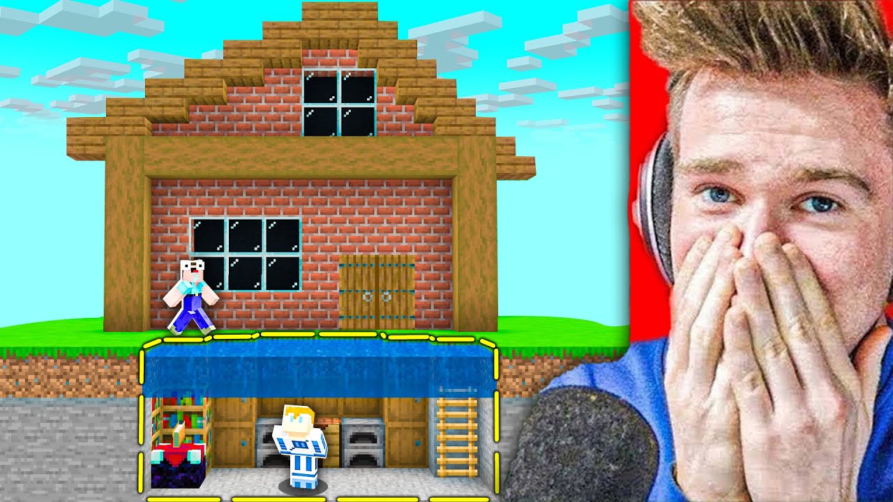 TAJNA BAZA w OCZKU WODNYM WIDZA *GDY NIE PATRZY* | Minecraft Extreme