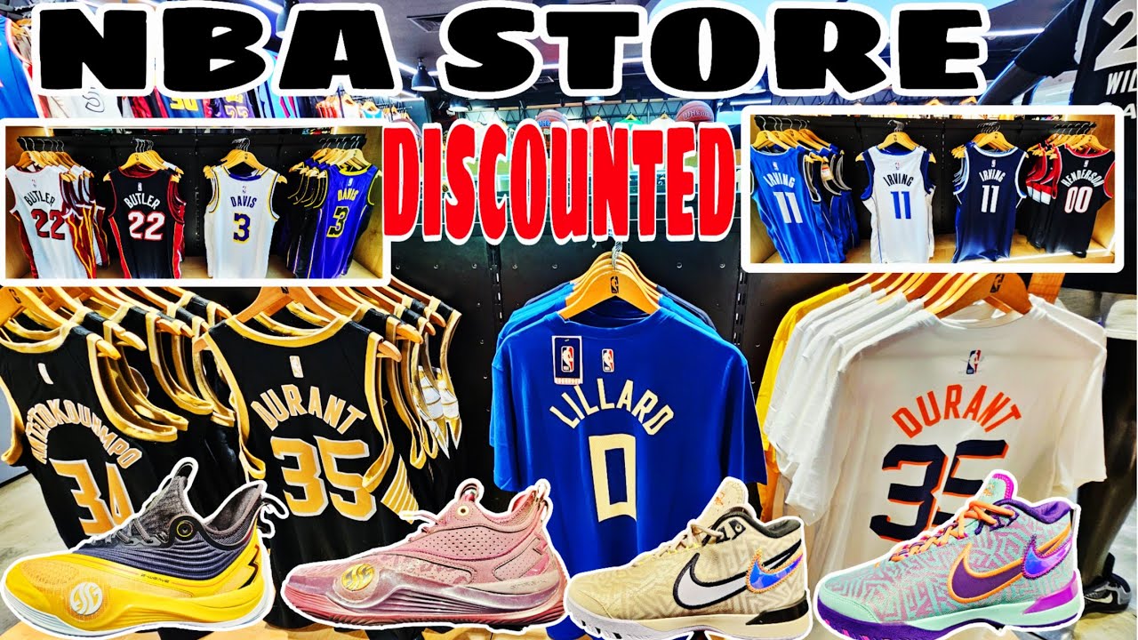 NBA STORE MAY DISCOUNTED NA MGA KD JERSEY  AT IBA PANG NBA PLAYERS