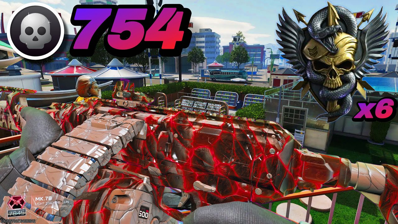 BLACK OPS 7 - 754 KILLS + 6 NUKES w/ NEW OVERPOWERED MK.78 META on NUKETOWN!