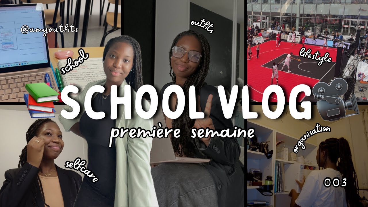 PREMIÈRE SEMAINE EN ECOLE DE COMMERCE (rentrée, organisation, cours et lifestyle)📚| STUDY VLOG ep.1