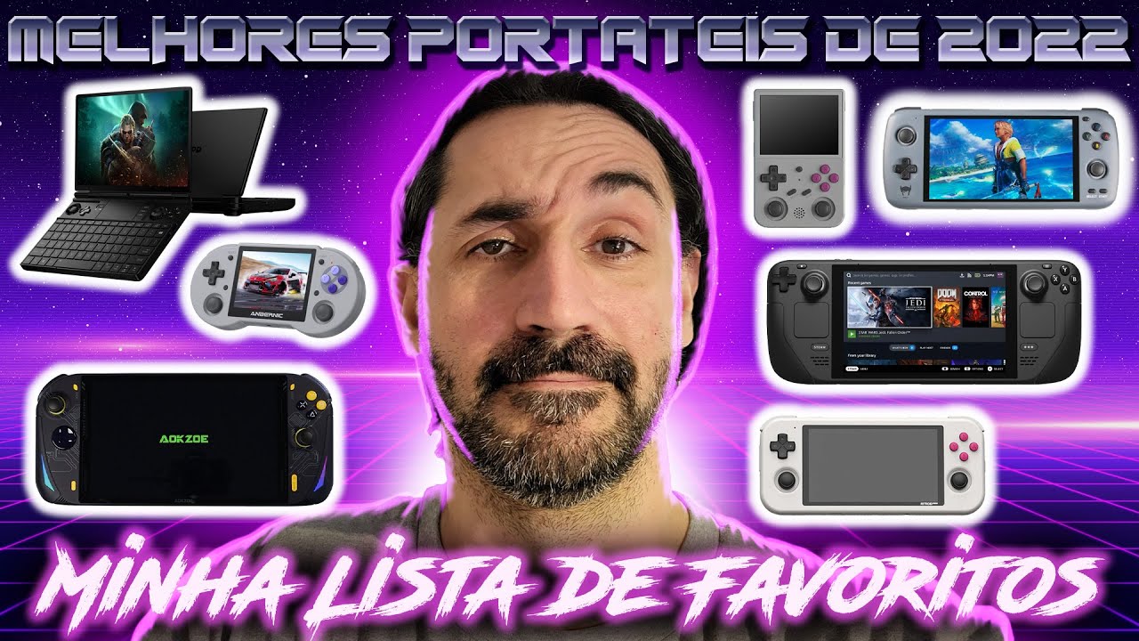 Os Melhores Consoles Portátes e Mini PCs de 2022! Minha Lista de Favoritos! Top 8 Modelos!