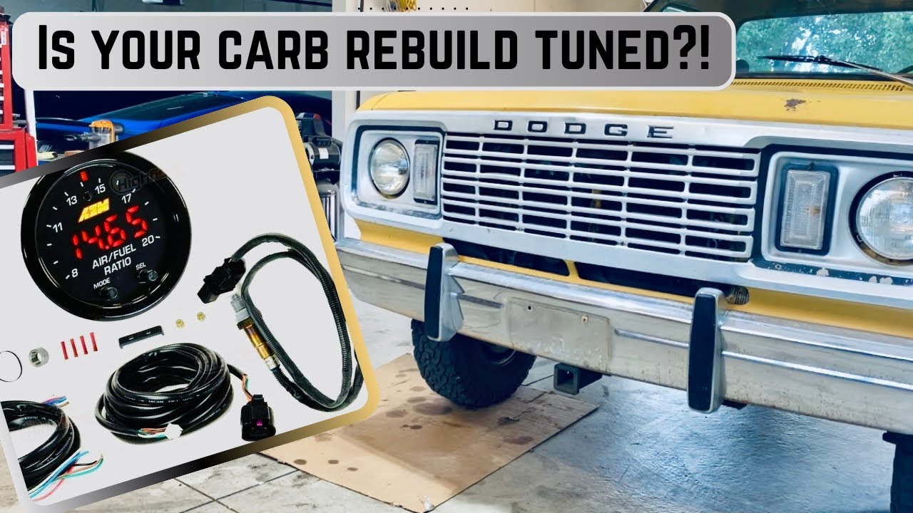 Rebuilt Carburetor Tune Check