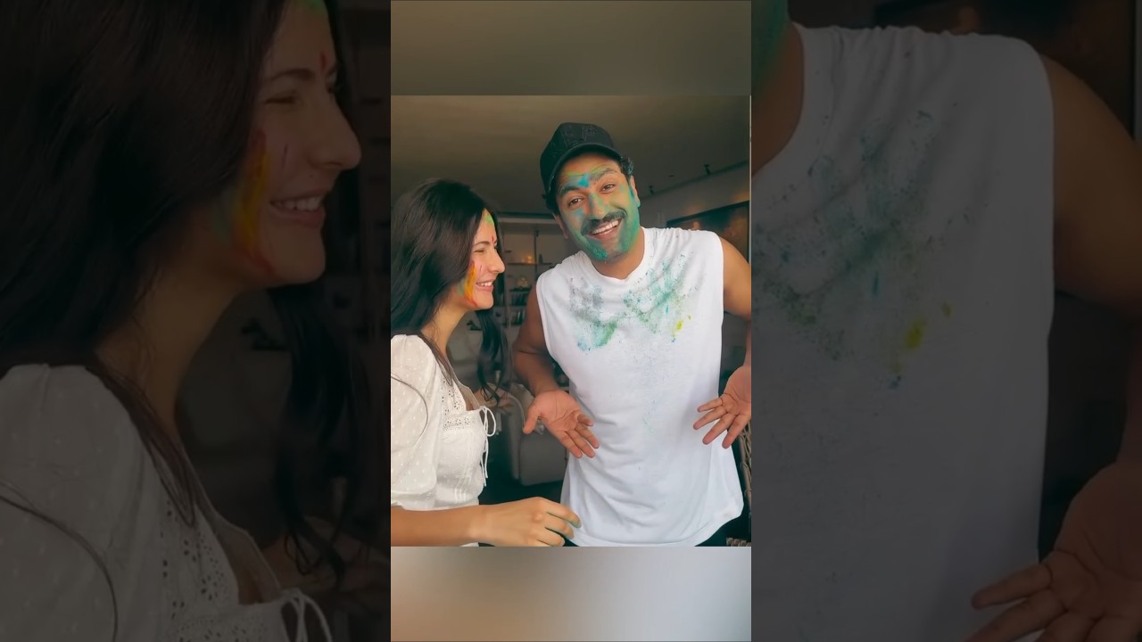 Holi celebration with Celebrity 🔥 #shorts #shortvideo
