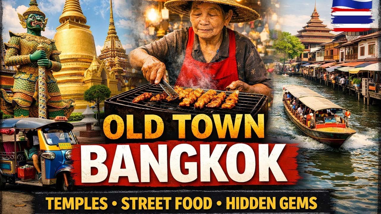 Старый город Бангкока 🇹🇭 | Храмы, уличная еда и скрытые жемчужины, которые вы обязательно должны ...