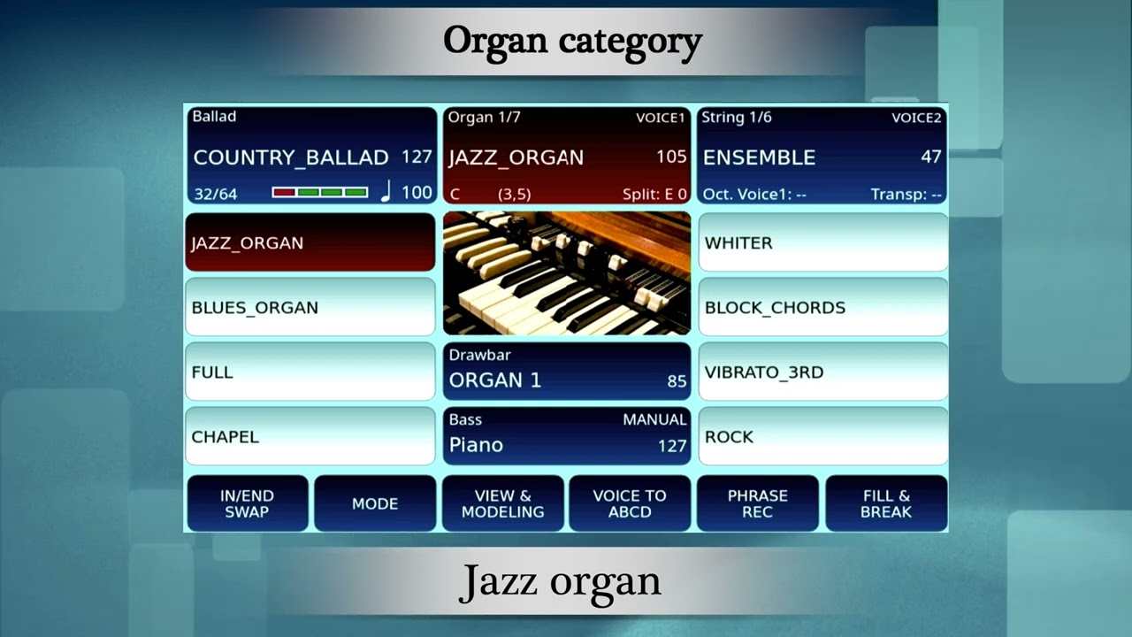 Ketron EVENT - Sound category Organ and accordeon