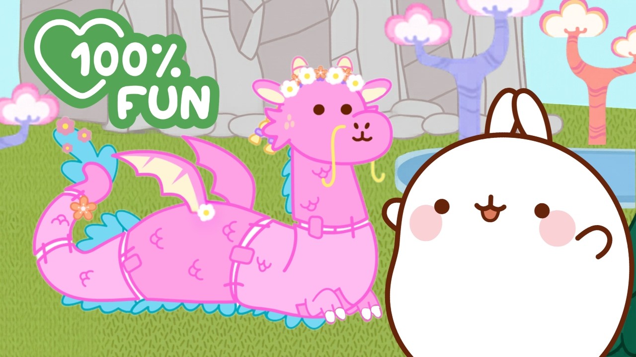 The Cutest Dragon Ever! 🐉✨ Molang&rsquo;s Magical Adventure