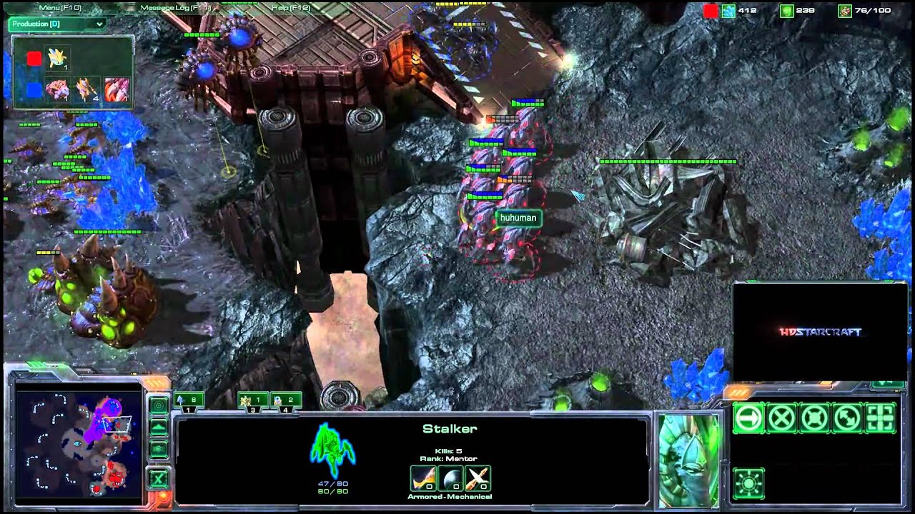 HD Starcraft 2 oGs.SuperStar v HuHuman
