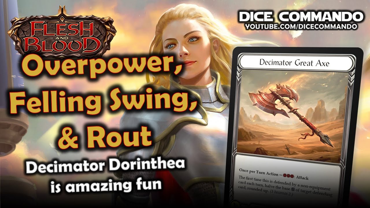 Back to Basics w/ Decimator Dorinthea | Flesh and Blood TCG | Go Again! Ep393