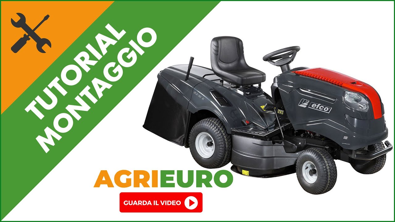 Montaggio e presentazione trattorino Efco EF 93/16 K