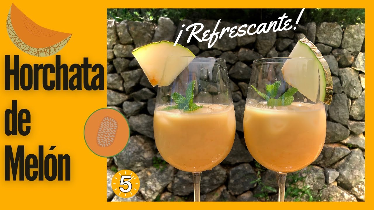 HORCHATA de MELÓN Refrescante 💦 y Económica 👍🏻 - Recetas en 5 Minutos