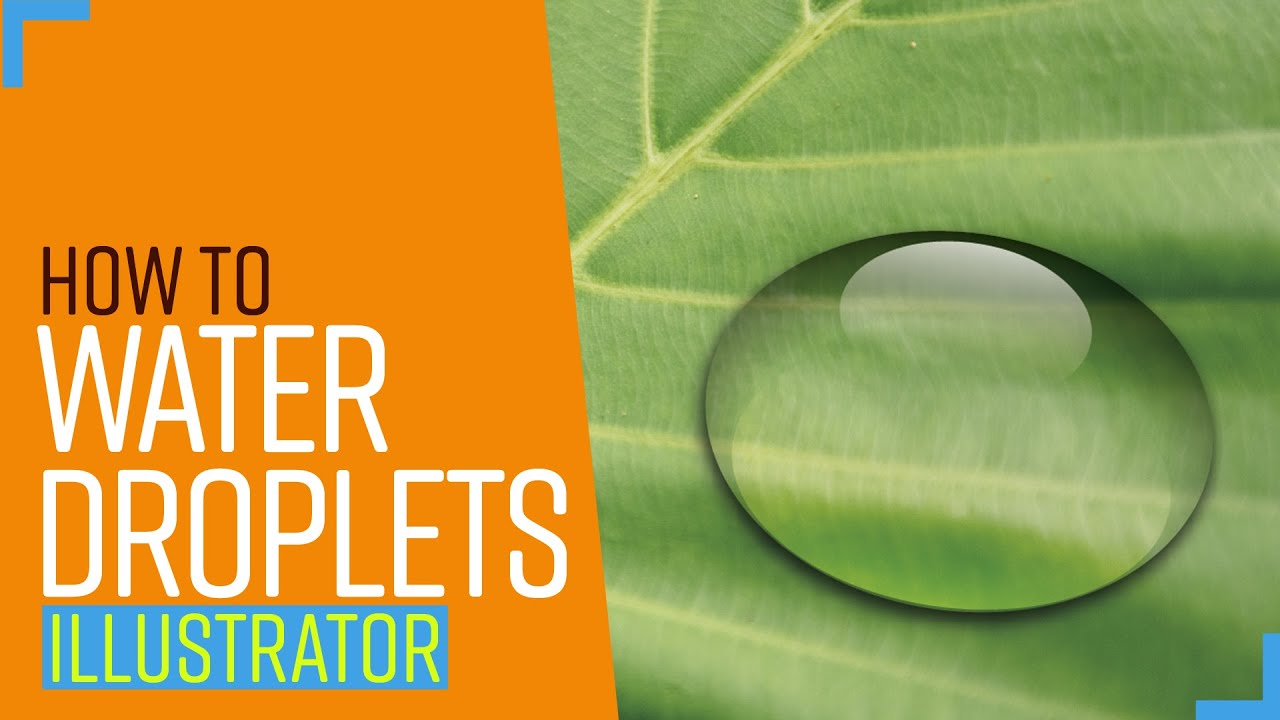 Create water effects in Illustrator [4K]