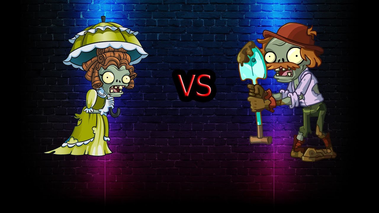 Excavator Zombie VS Parasol Zombie / PVZ2