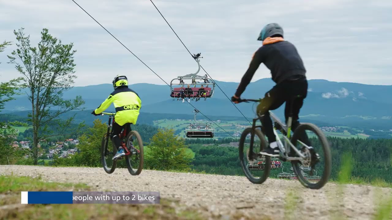 LEITNER Bike Transport - CD6 Geisskopf & CD8C Gran Paradiso