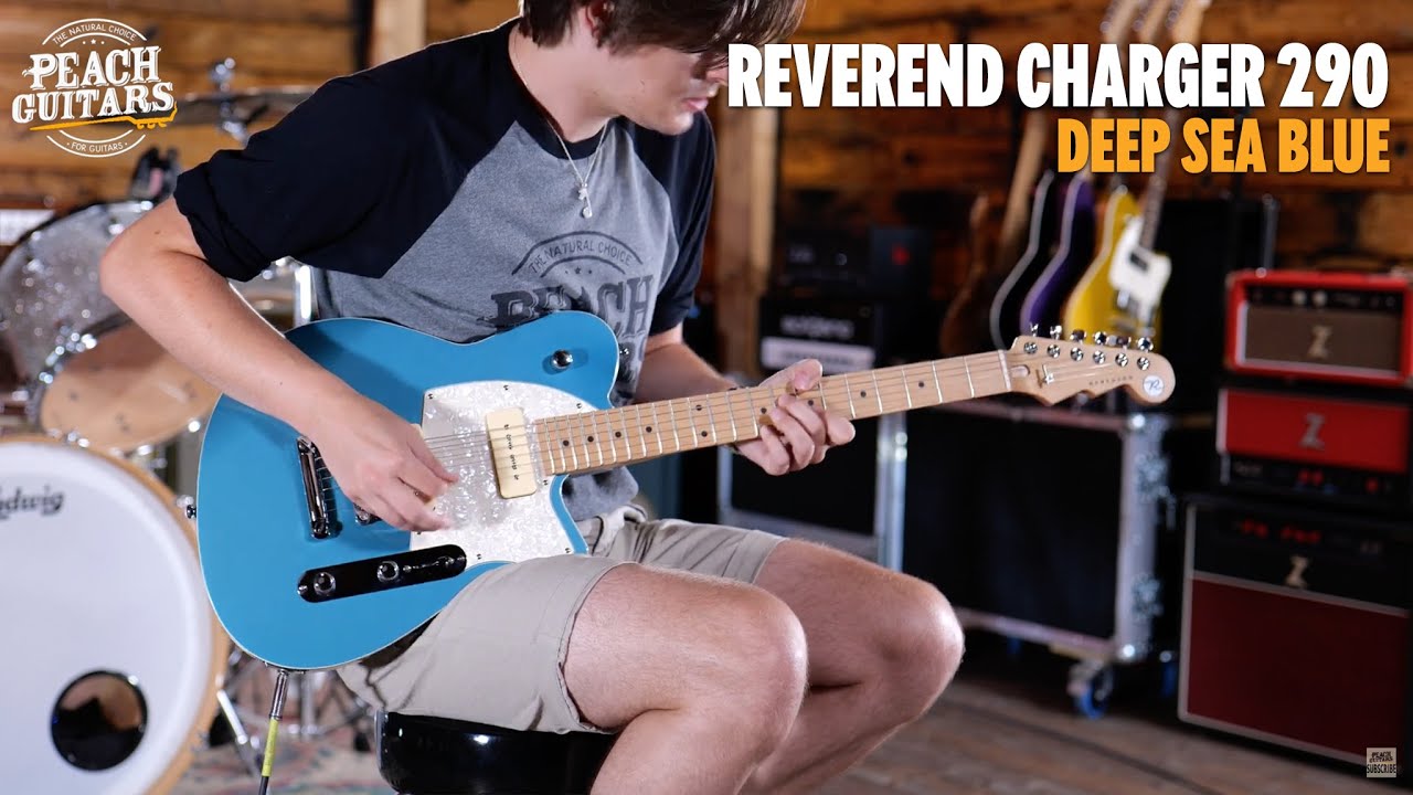 No Talking...Just Tones | Reverend Charger 290 - Deep Sea Blue