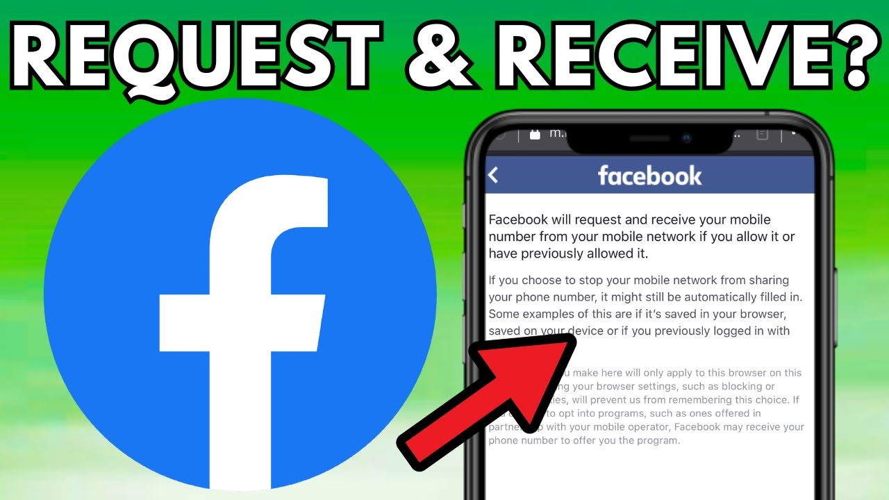 Facebook запрашивает и получает ваш номер телефона из вашей мобильной сети / проблема с изменение...