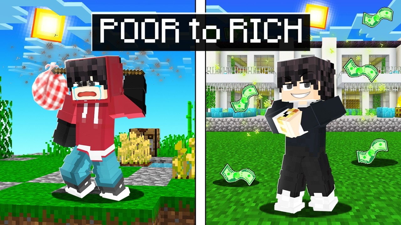 Wetzkie's Poor To Rich Story in Minecraft