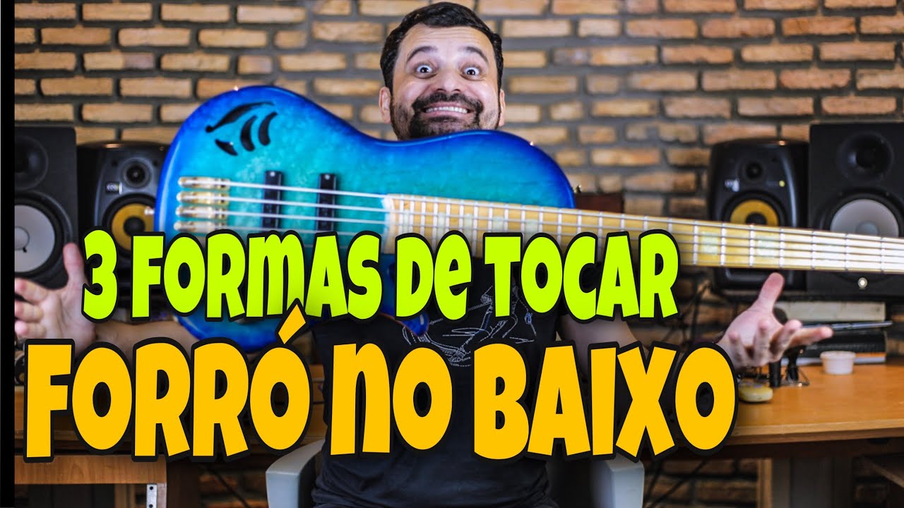 3 FORMAS DE TOCAR FORRÓ NO BAIXO - Ismael Miranda | PISADINHA
