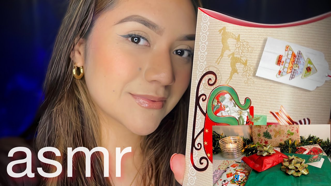 Envolviendo regalos 🎁 de navidad 🎄 - ASMR en español (paper sounds)