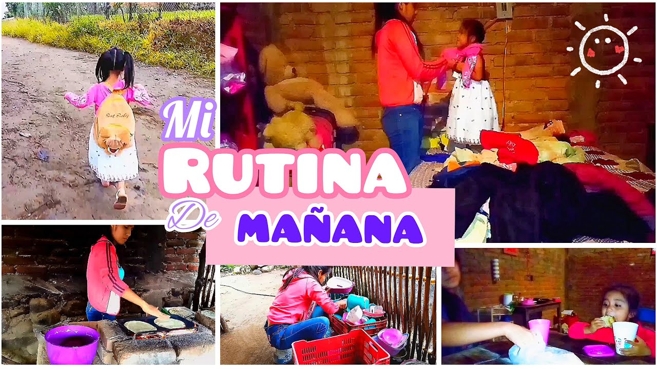 MI RUTINA DE MAÑANA CON MI HIJA