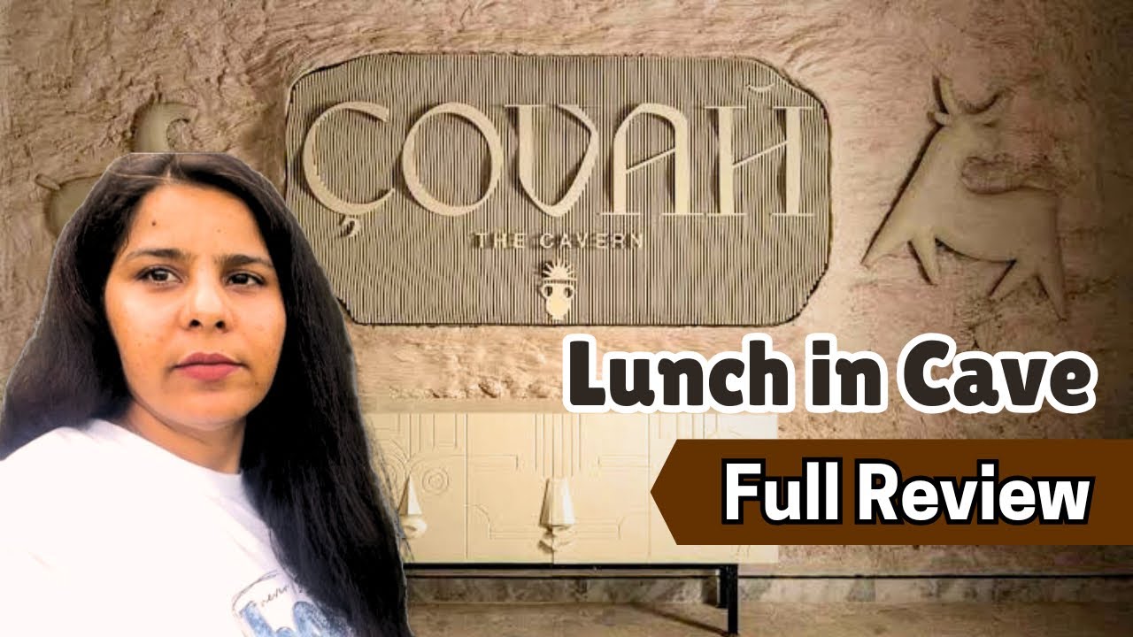 Best cafe in Gurgaon 😍|| Covah the Cavern || Cave-Themed Cafe Experience