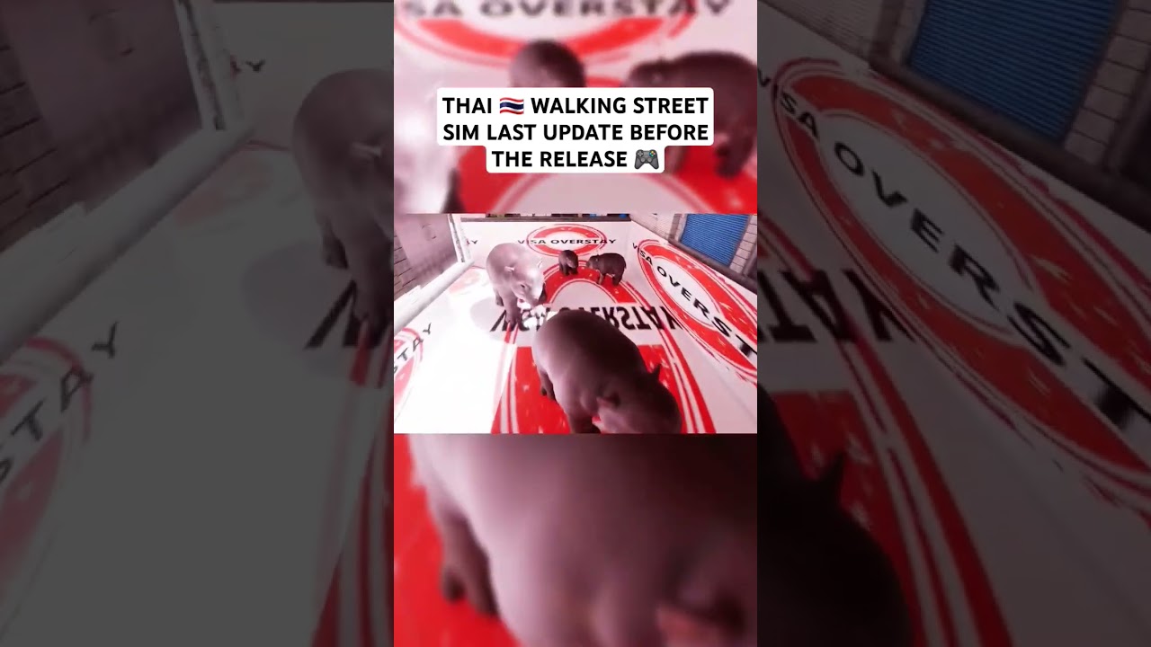 Thai walking street simulator last update #thailand #gaming