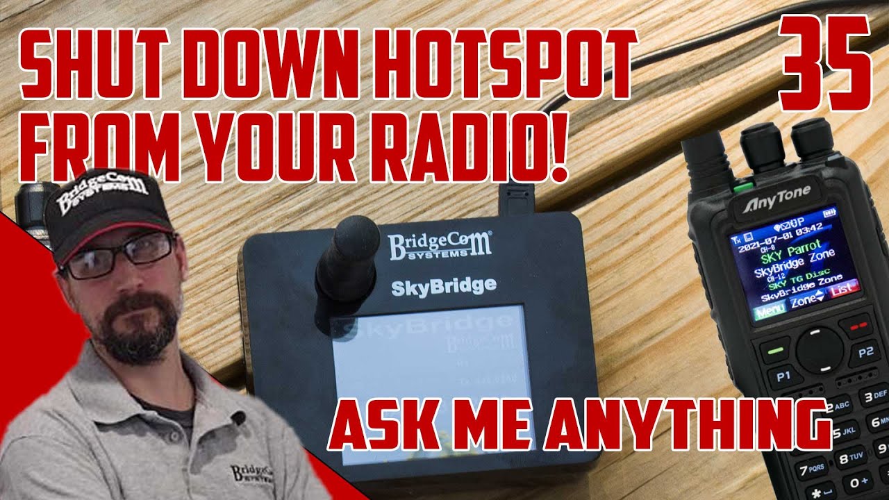 How To Shutdown Your Hotspot From Your Radio!