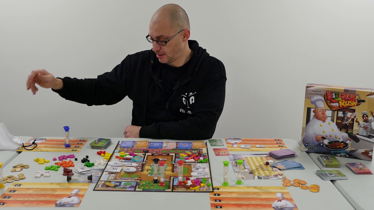 Kitchen Rush tutoriel des règles avec Etienne de GAG