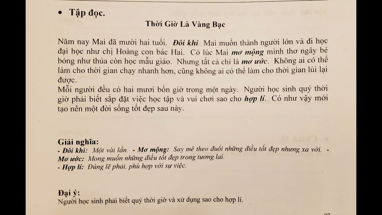 BIN&BIN | Thời giờ là vàng bạc