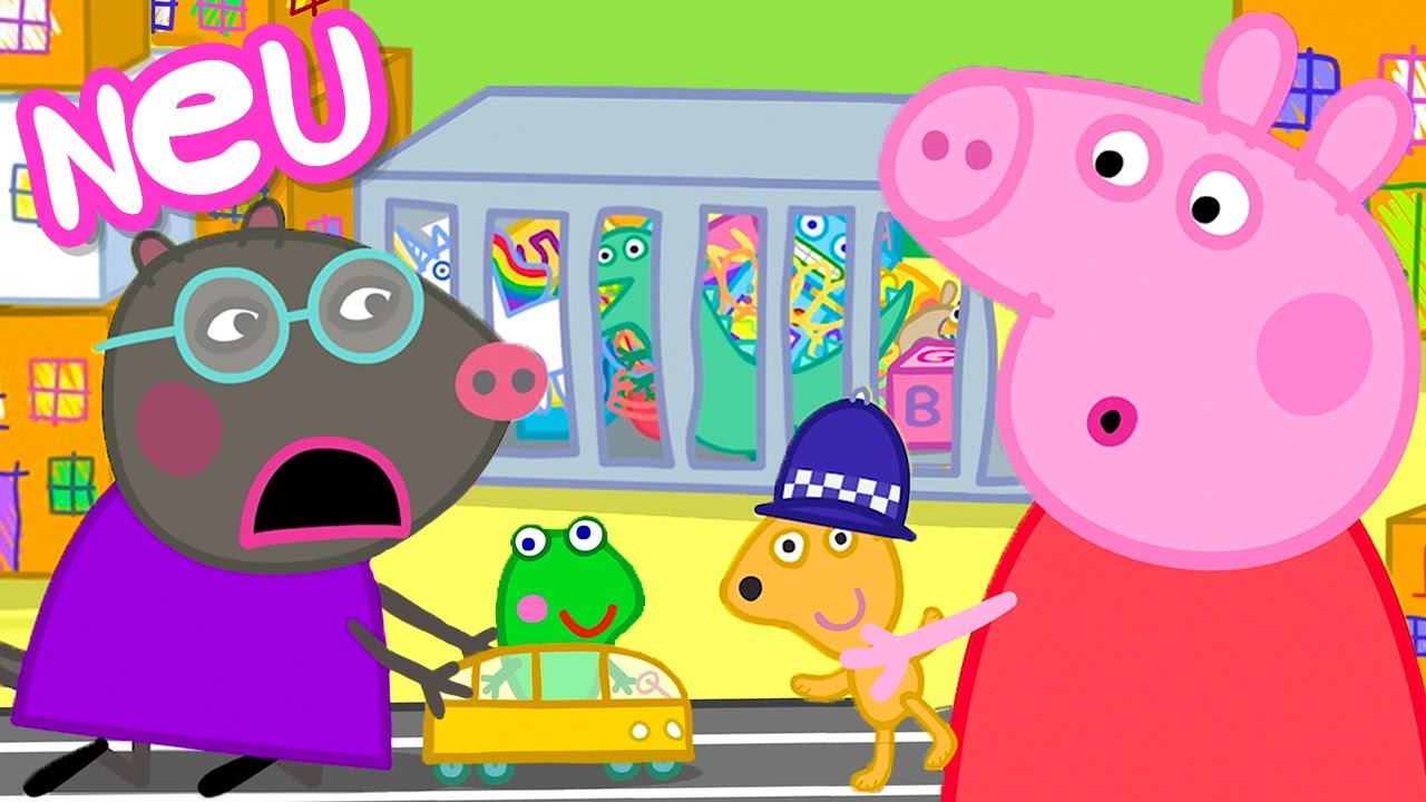 Peppa-Wutz-Geschichten | Flucht aus dem Spielzeuggefängnis | Videos für Kinder