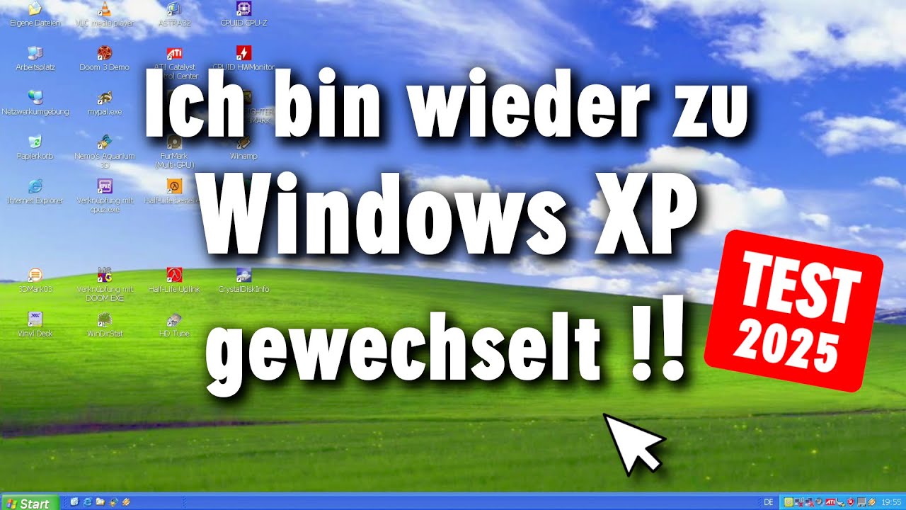 Ich bin zu Windows XP gewechselt ... und das in 2025 !!