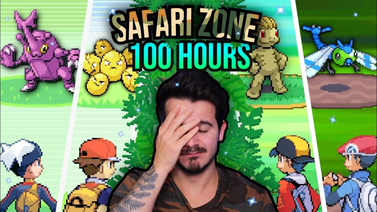 I Spent 100 HOURS SHINY HUNTING In Every SAFARIZONE