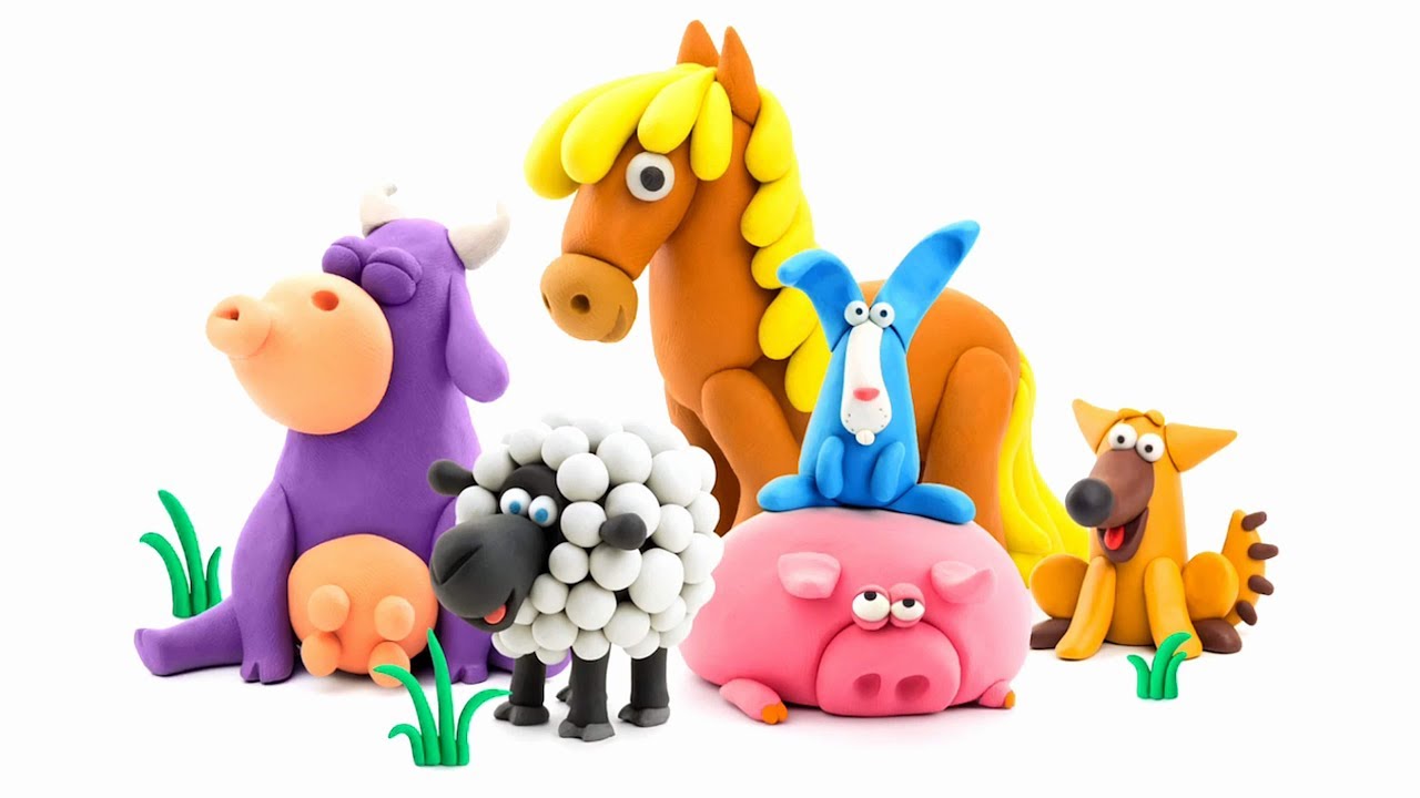Hey Clay Animals - How to model Clay Animals 🐖 DIY App for Kids