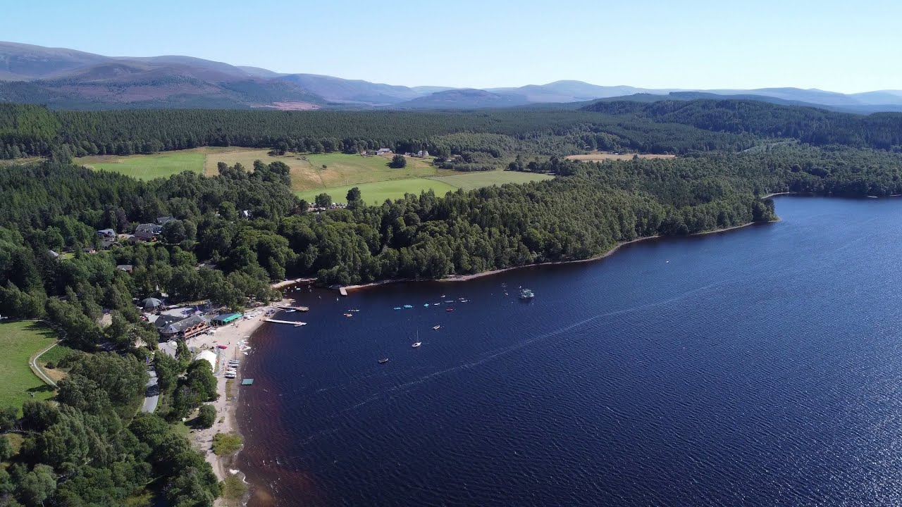 Quick Flight Over Loch Insh, Scotland | DJI Mini2 Drone