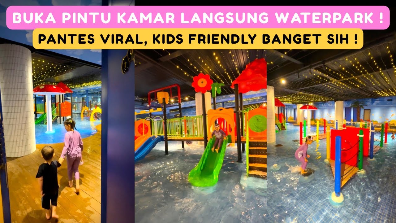 HOTEL VIRAL DI JAKARTA BUKA KAMAR LANGSUNG WATERPARK YELLOW BEE RESORT CILILITAN #jalanjalanekarizal