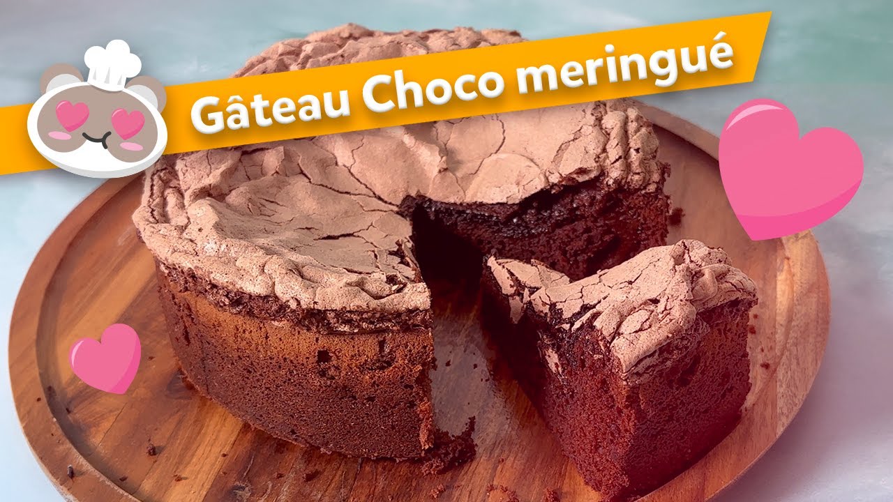 Gâteau Chocolat Meringué, irrésistible pour la St Valentin !