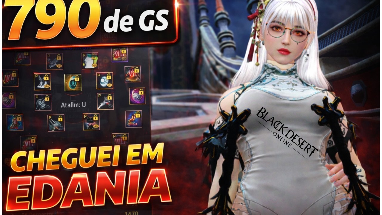 790 de GS! Bati no TETO do Black Desert Online?