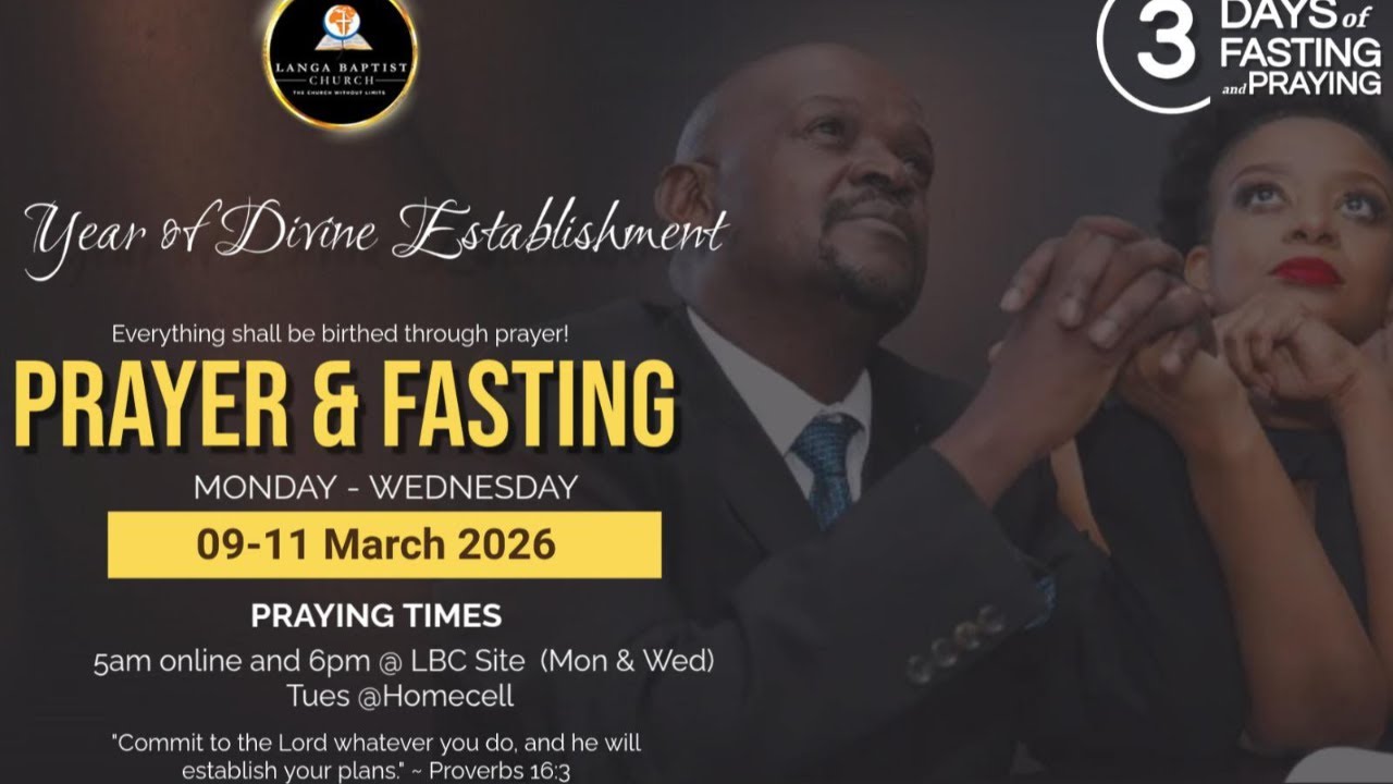 3 Days of Prayer & Fasting - Day 2 || 10 MAR 2026