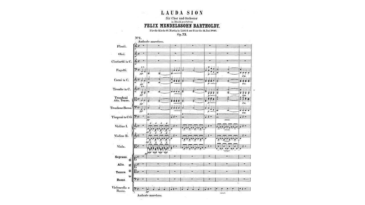 Felix Mendelssohn – Lauda Sion