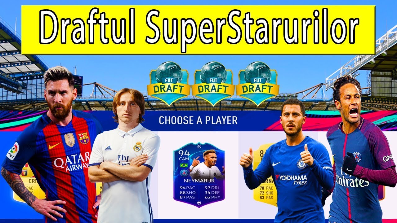 Draftul SuperStarurilor - Messi,Neymar,Modric,Hazard si Compania De Neoprit - FIFA 19 FUT DRAFT !!!
