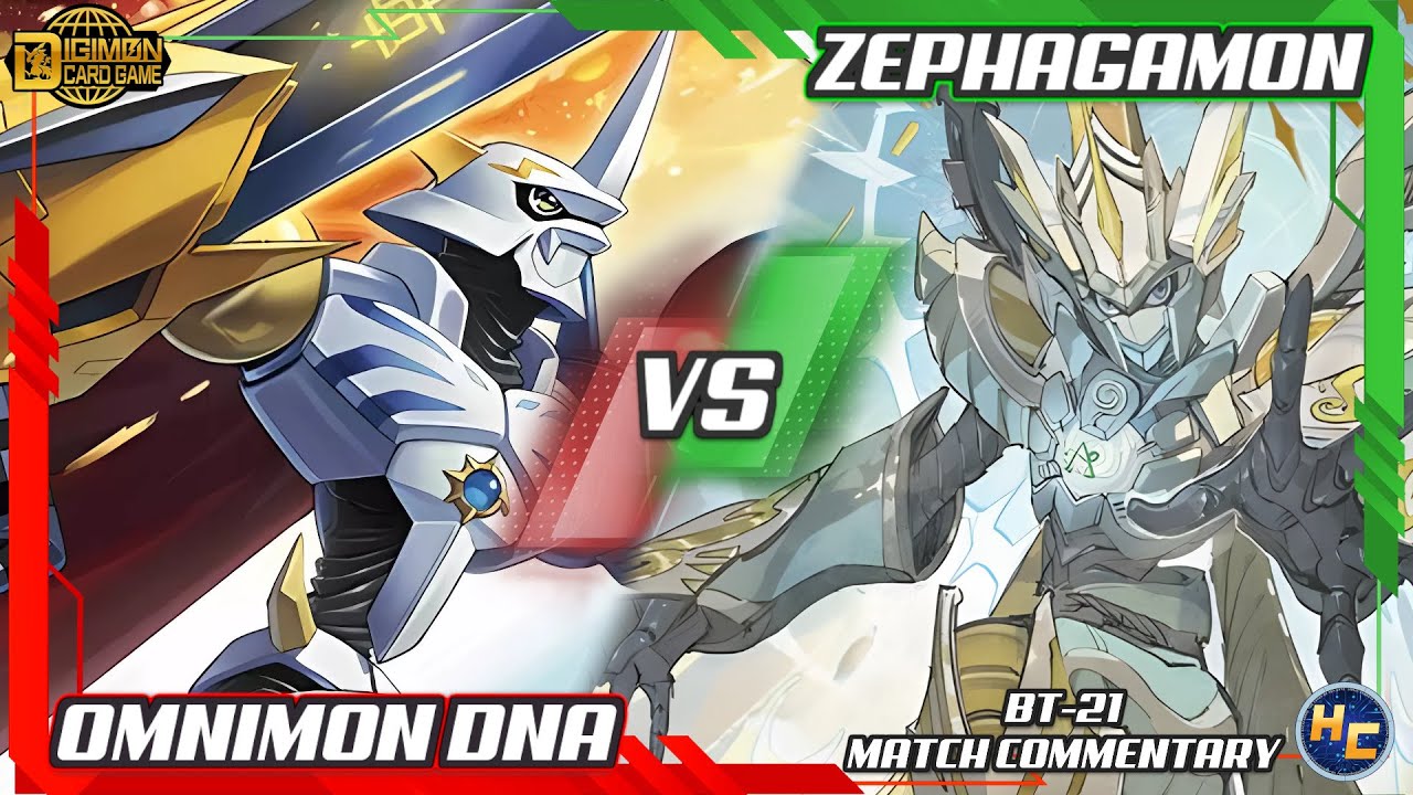 Omnimon DNA vs Zephagamon - BT-21 Matchplay Commentary