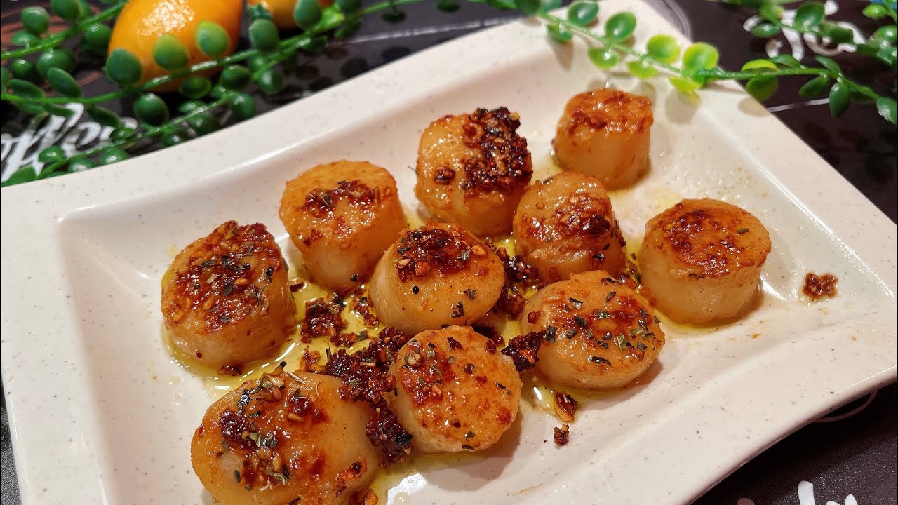 SÒ ĐIỆP BƠ TỎI |  LEMON GARLIC BUTTER SCALLOPS